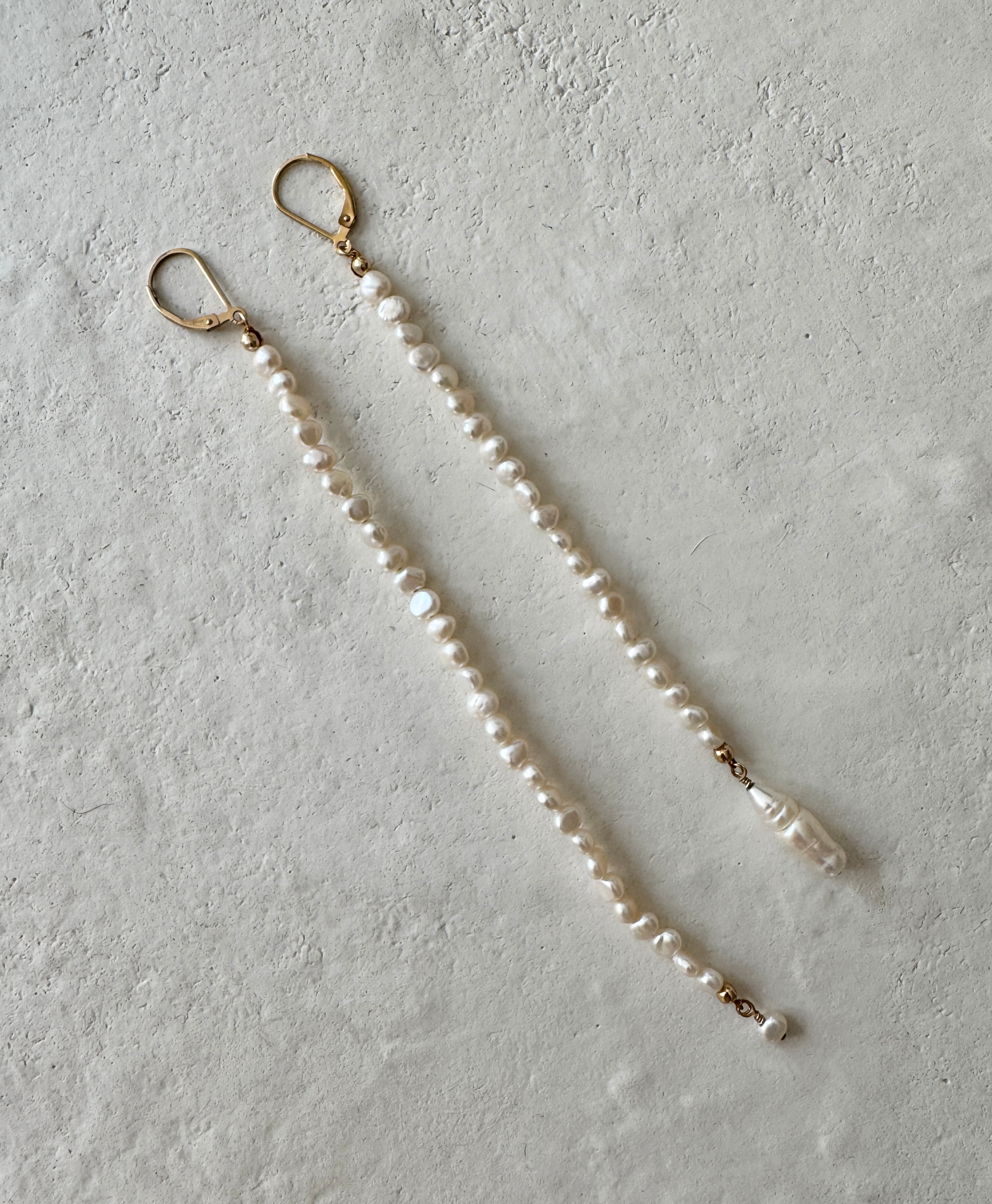 Pressa Asymetrical Earring Pair