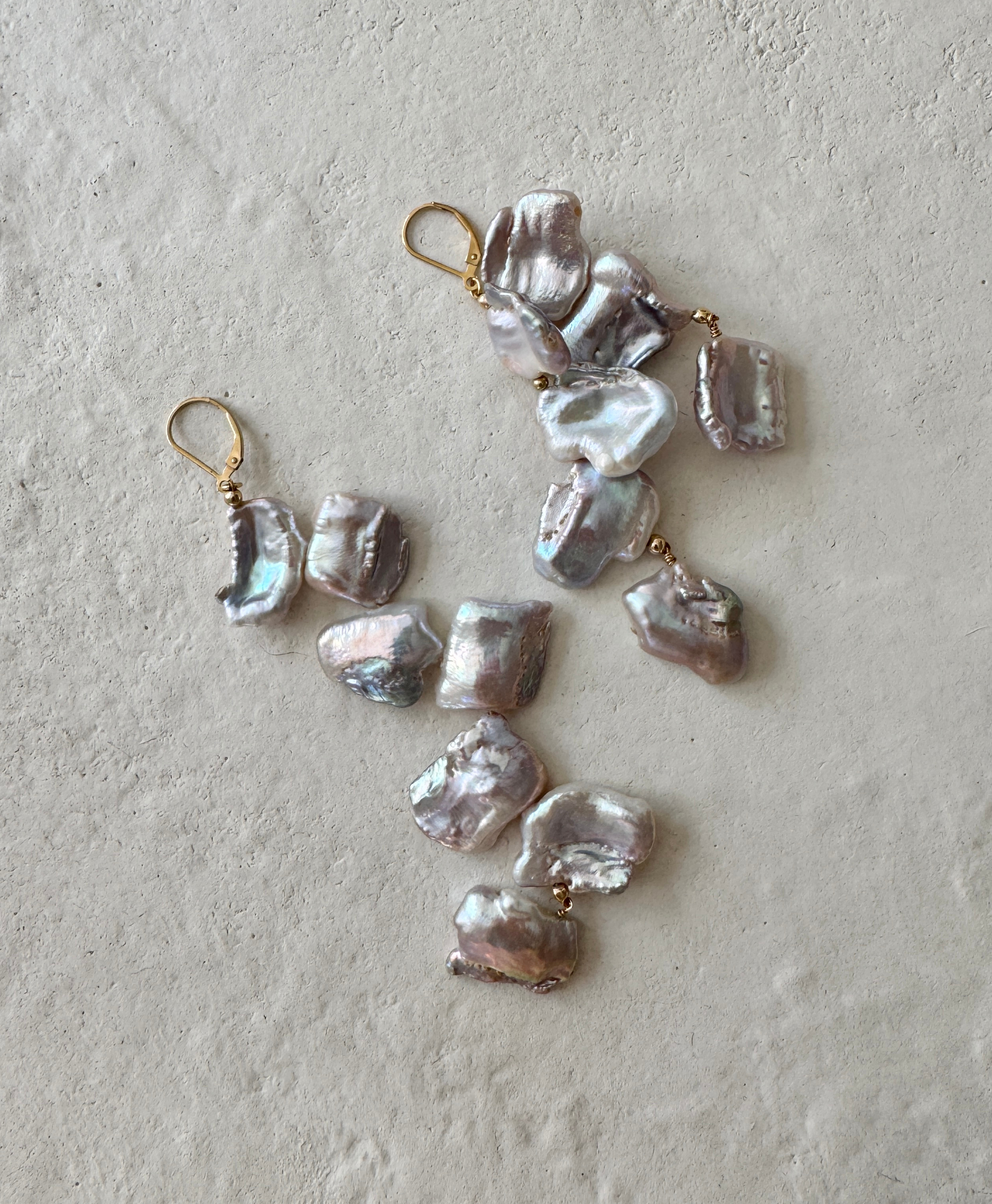 Cazta Asymmetrical Earring Pair