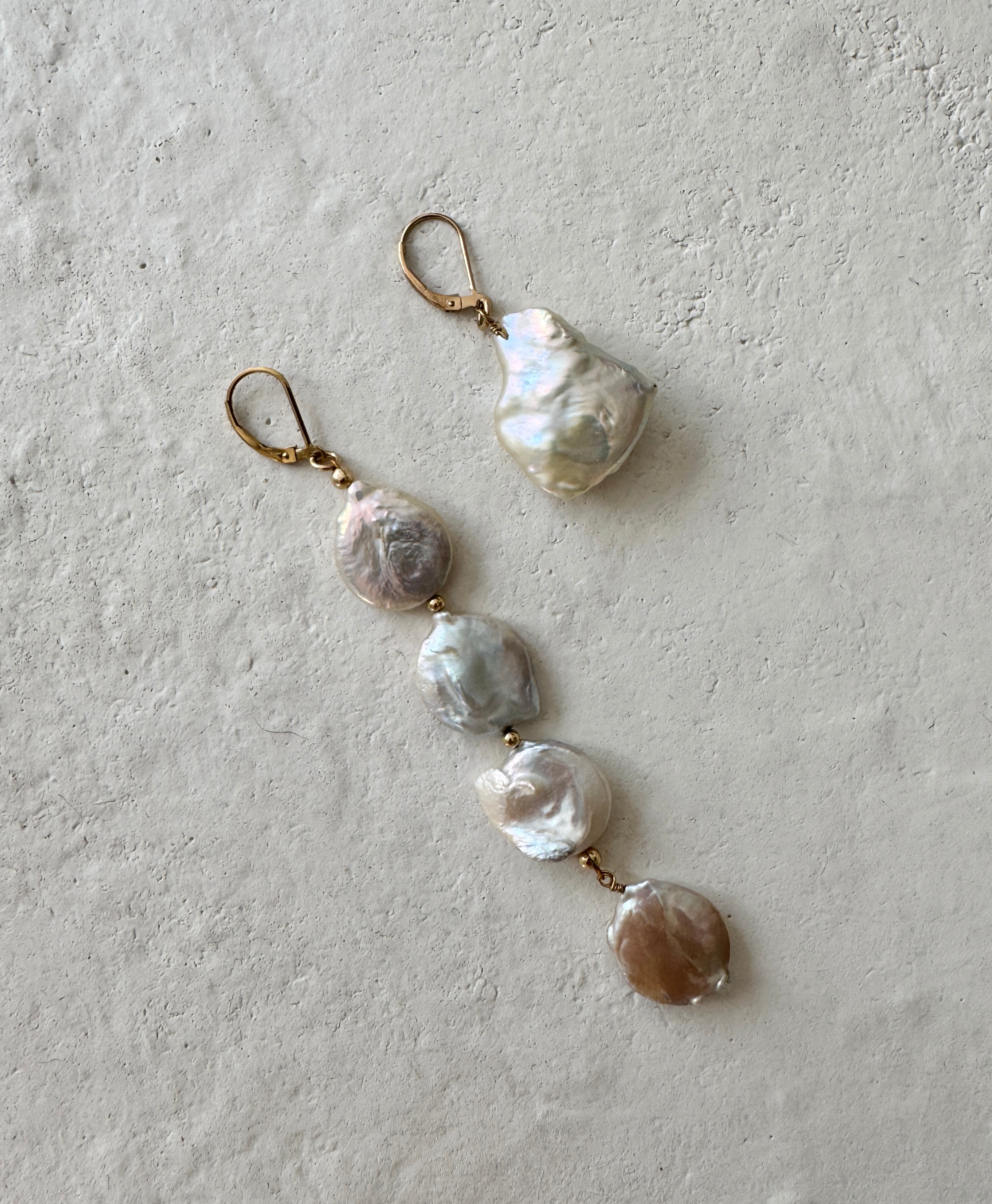 Chema Asymmetrical Earring Pair