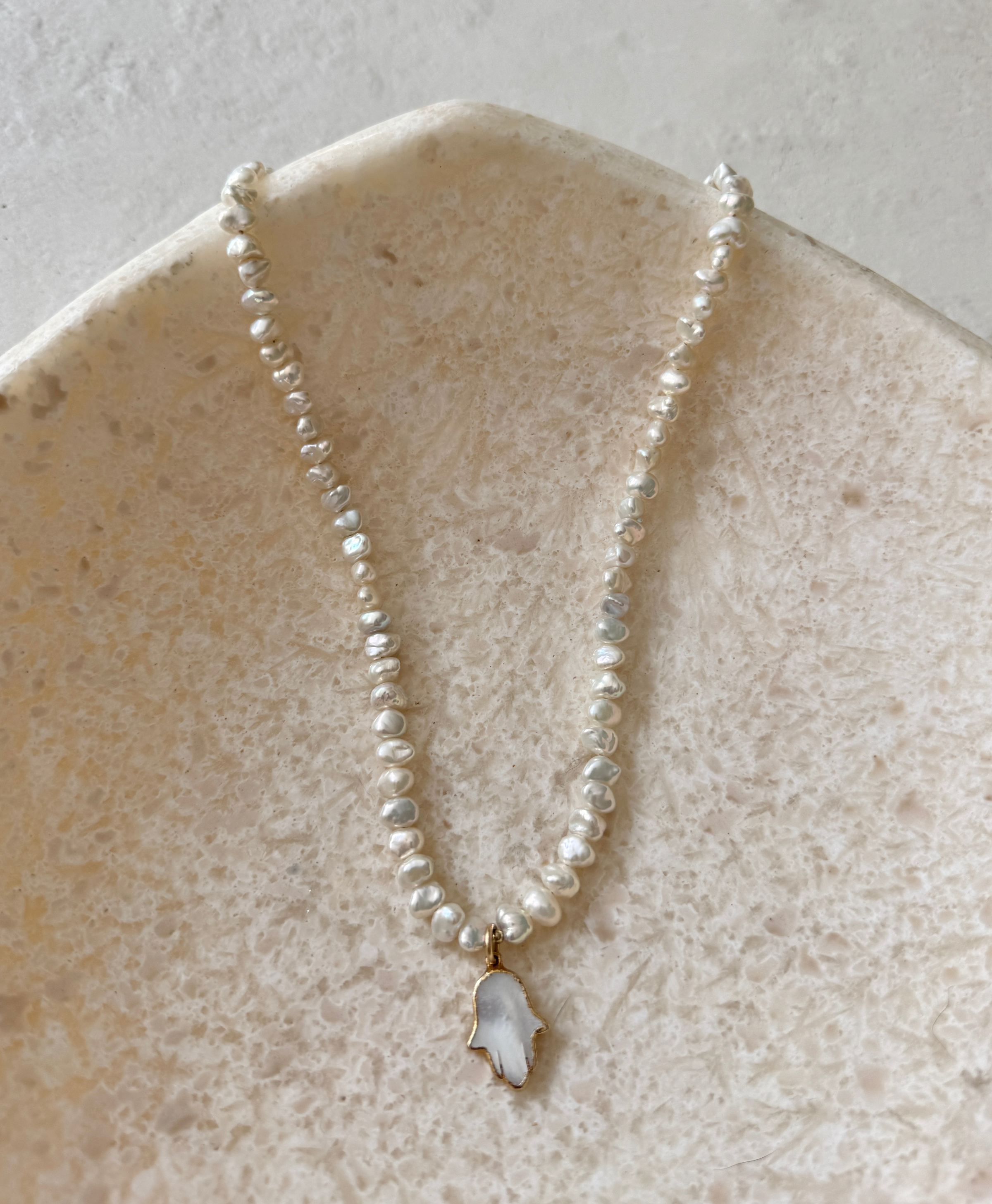 Solar Pearl Necklace