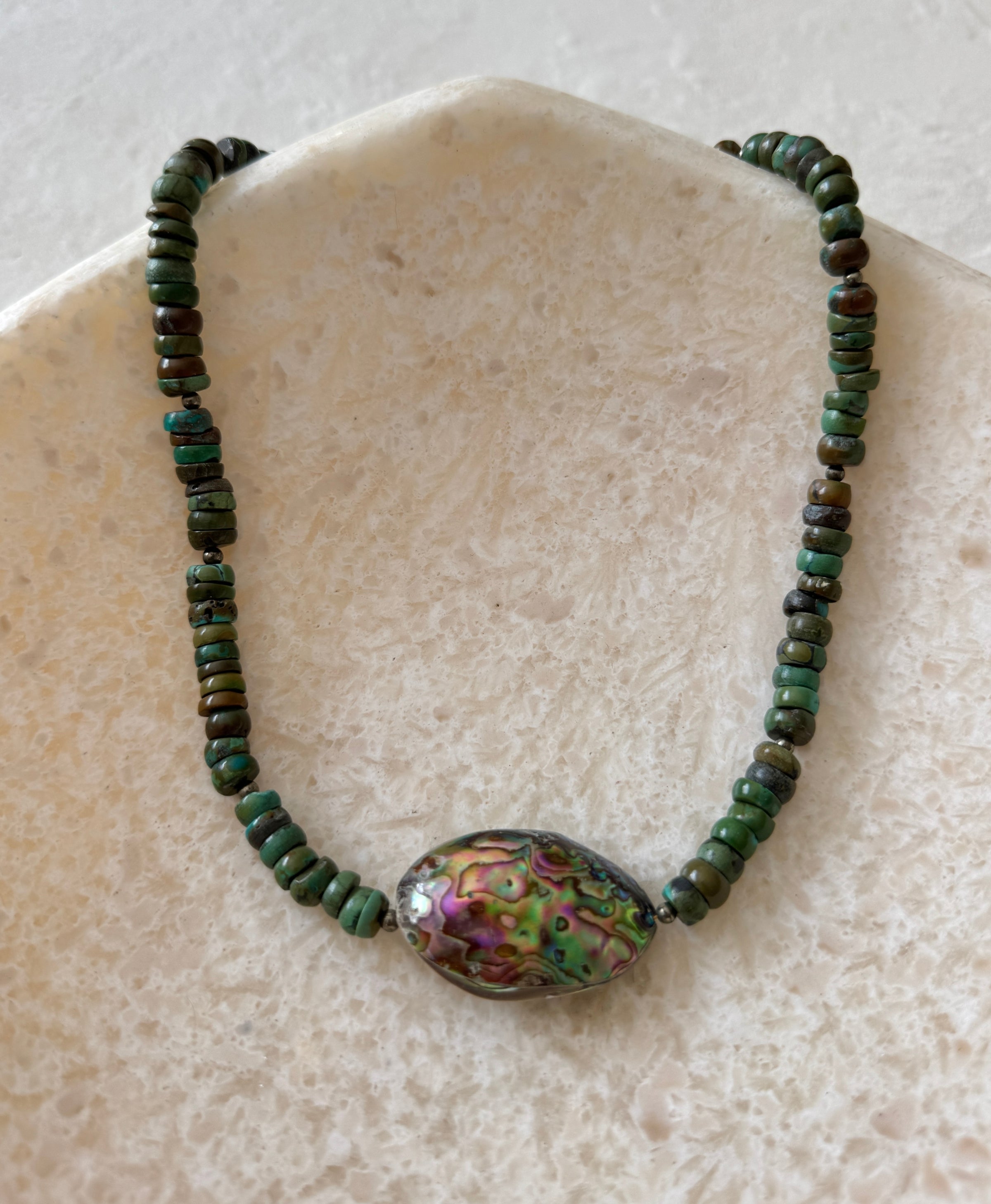 Marina Abalone Pendant Necklace