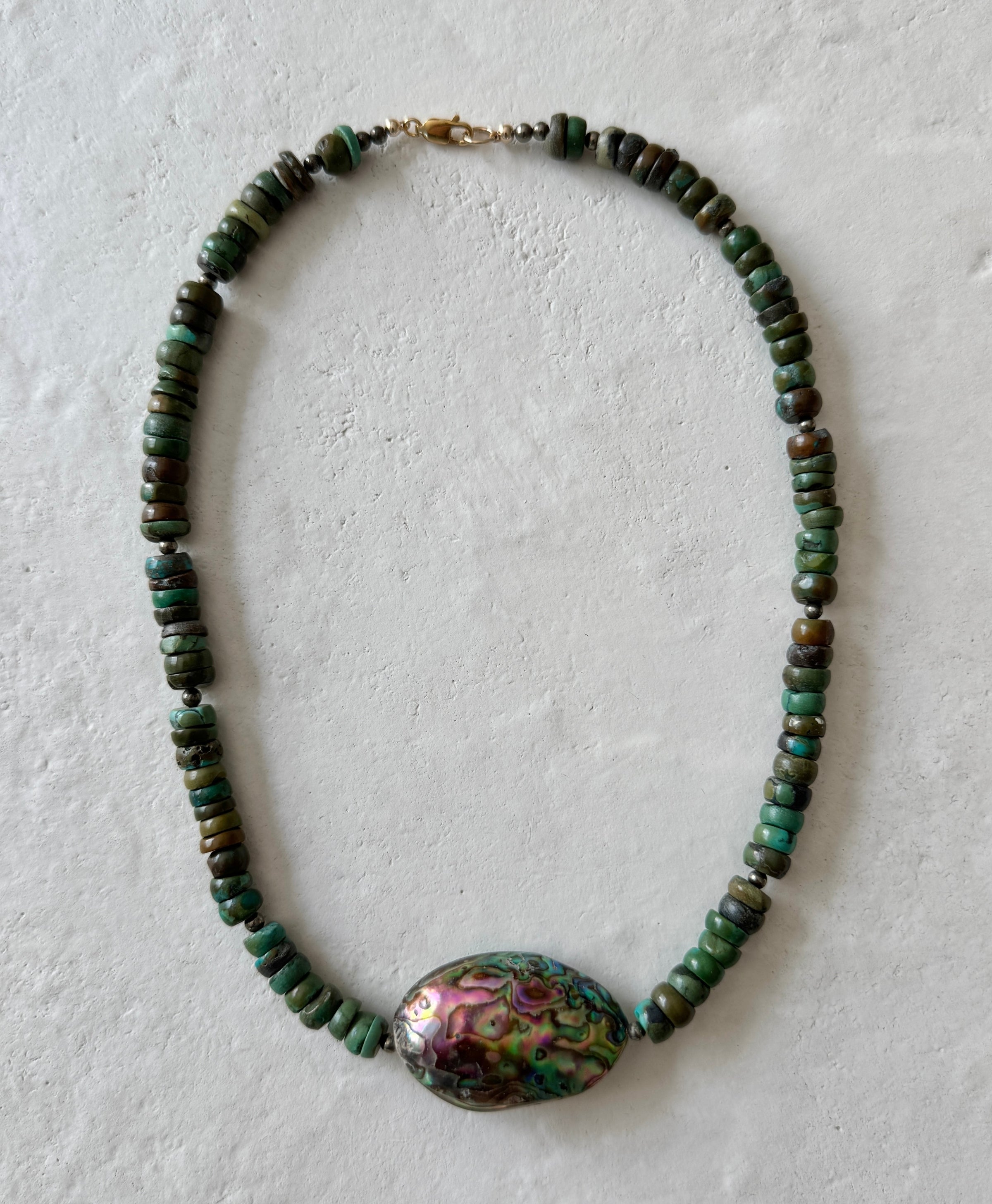 Marina Abalone Pendant Necklace