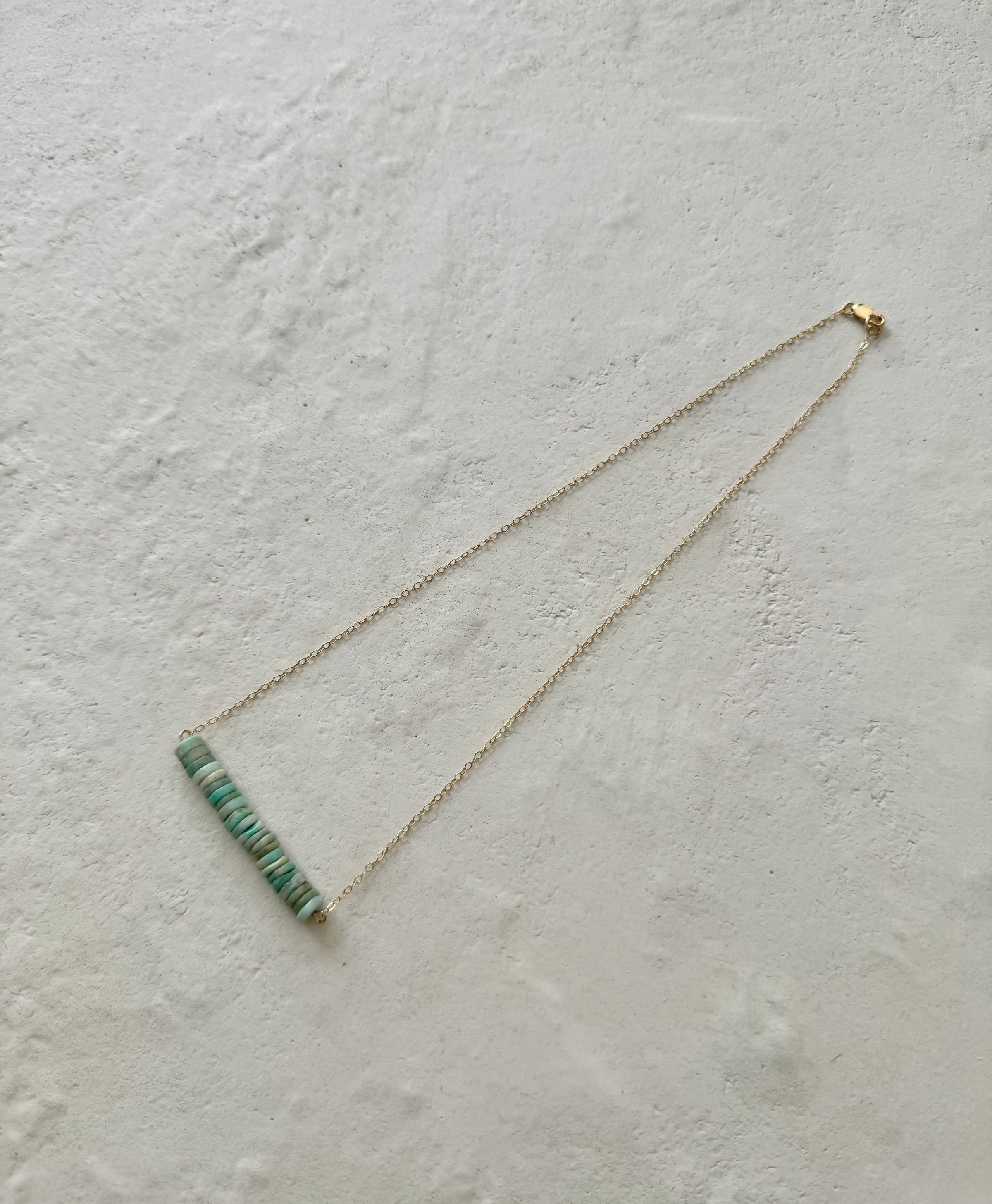 Trezzo Turquoise Tranquility Bar Necklace