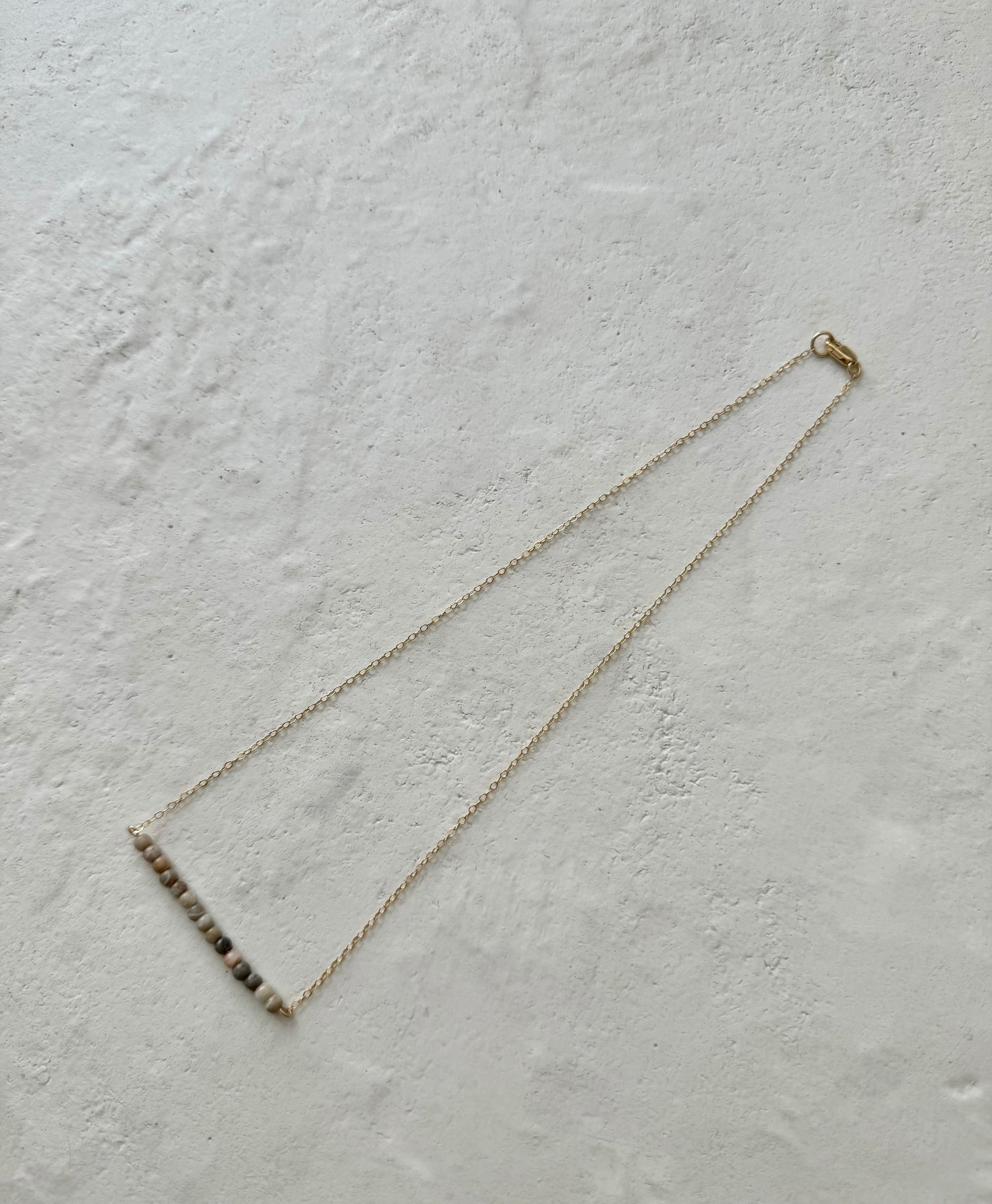 Kori Sponge Coral Bar Necklace