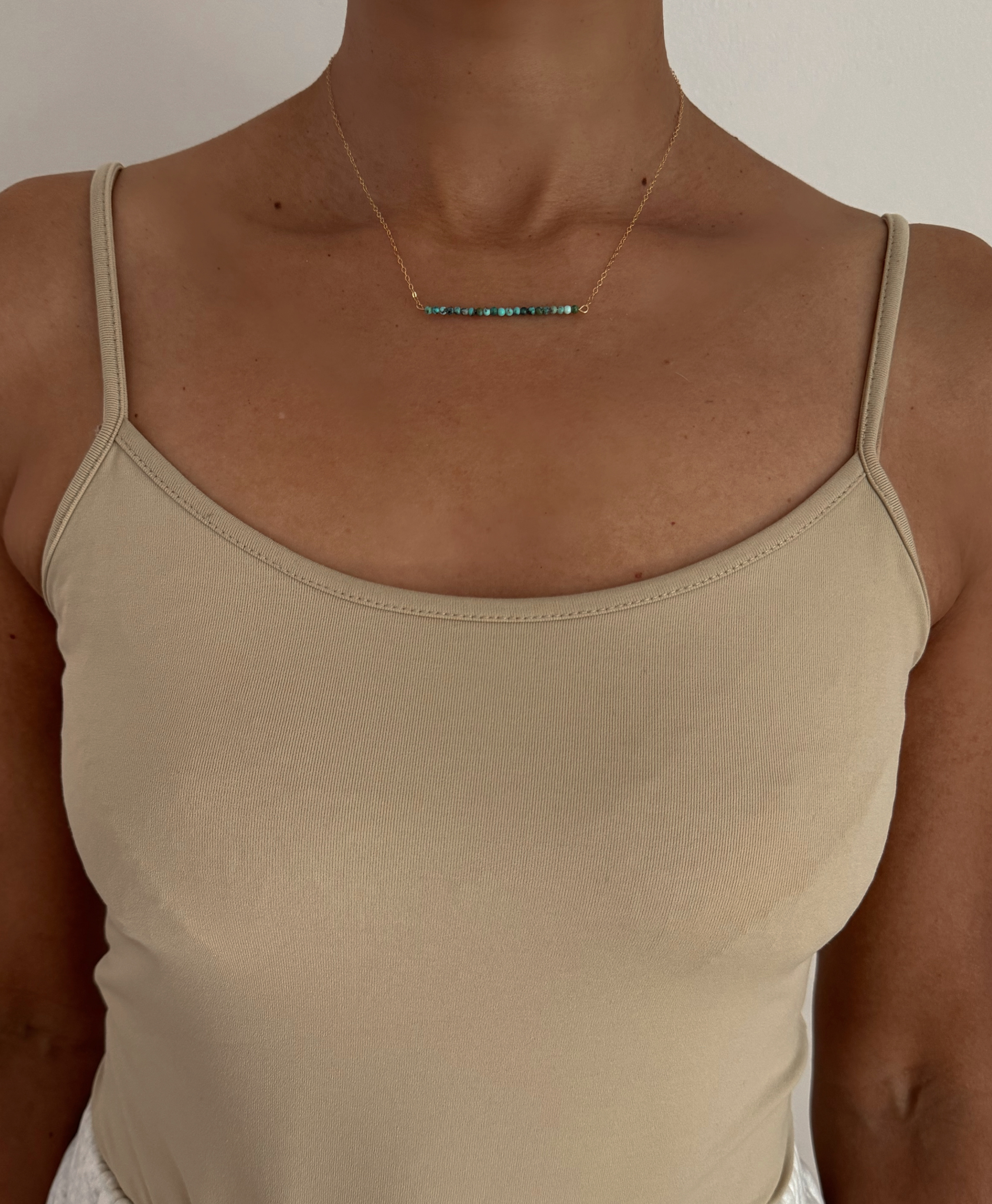 Kesa Turquoise Tranquility Bar Necklace