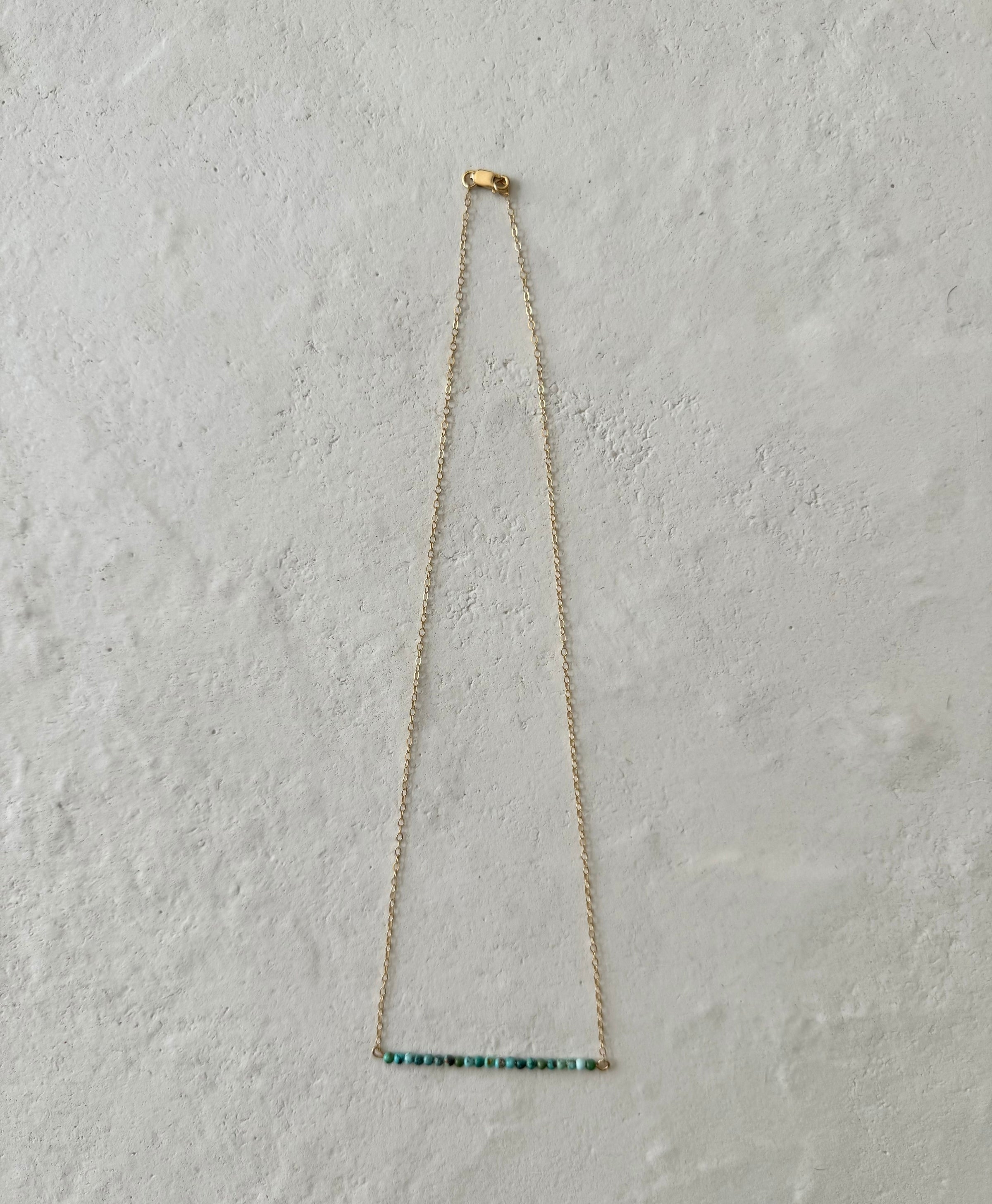 Kesa Turquoise Tranquility Bar Necklace