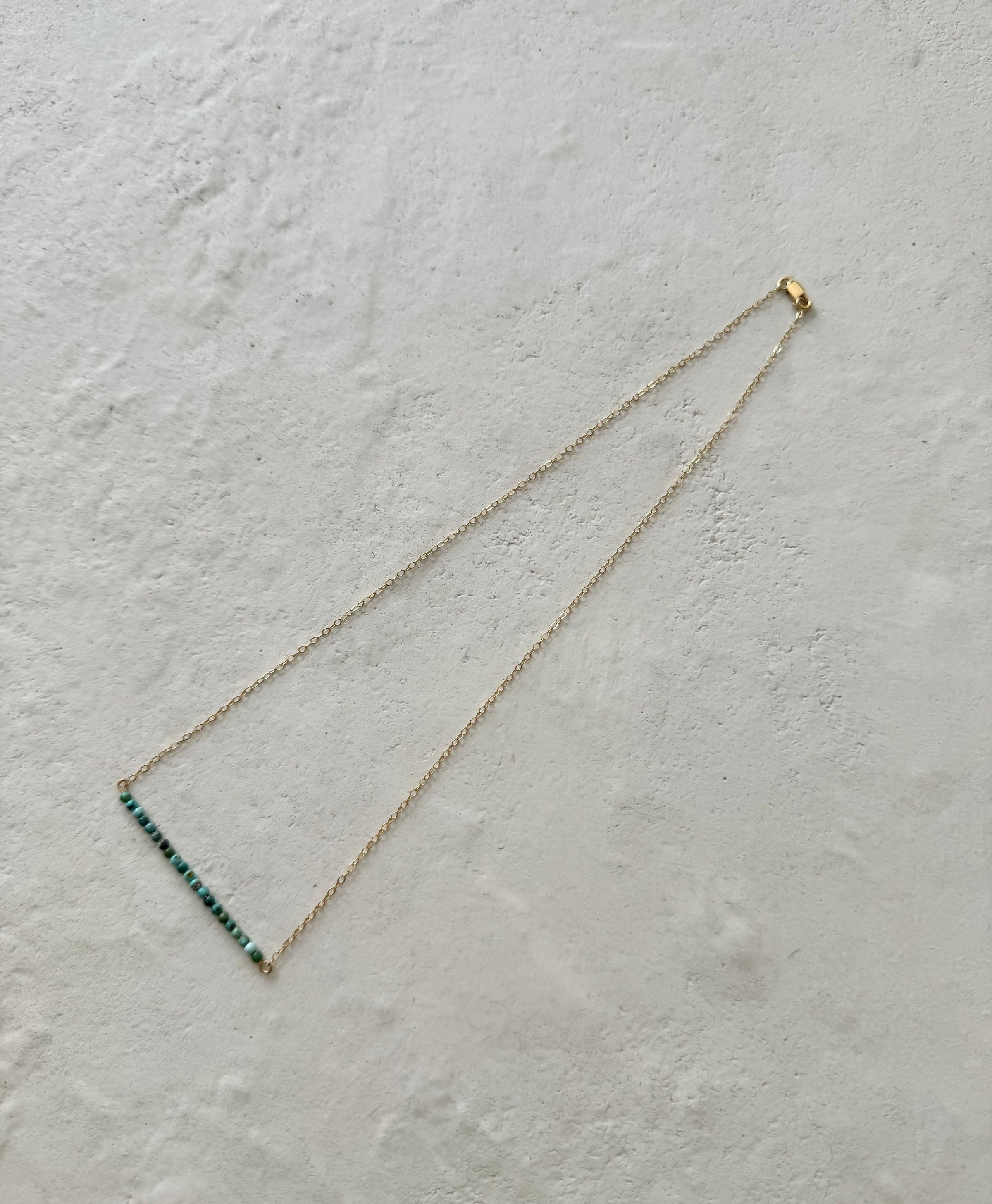 Kesa Turquoise Tranquility Bar Necklace