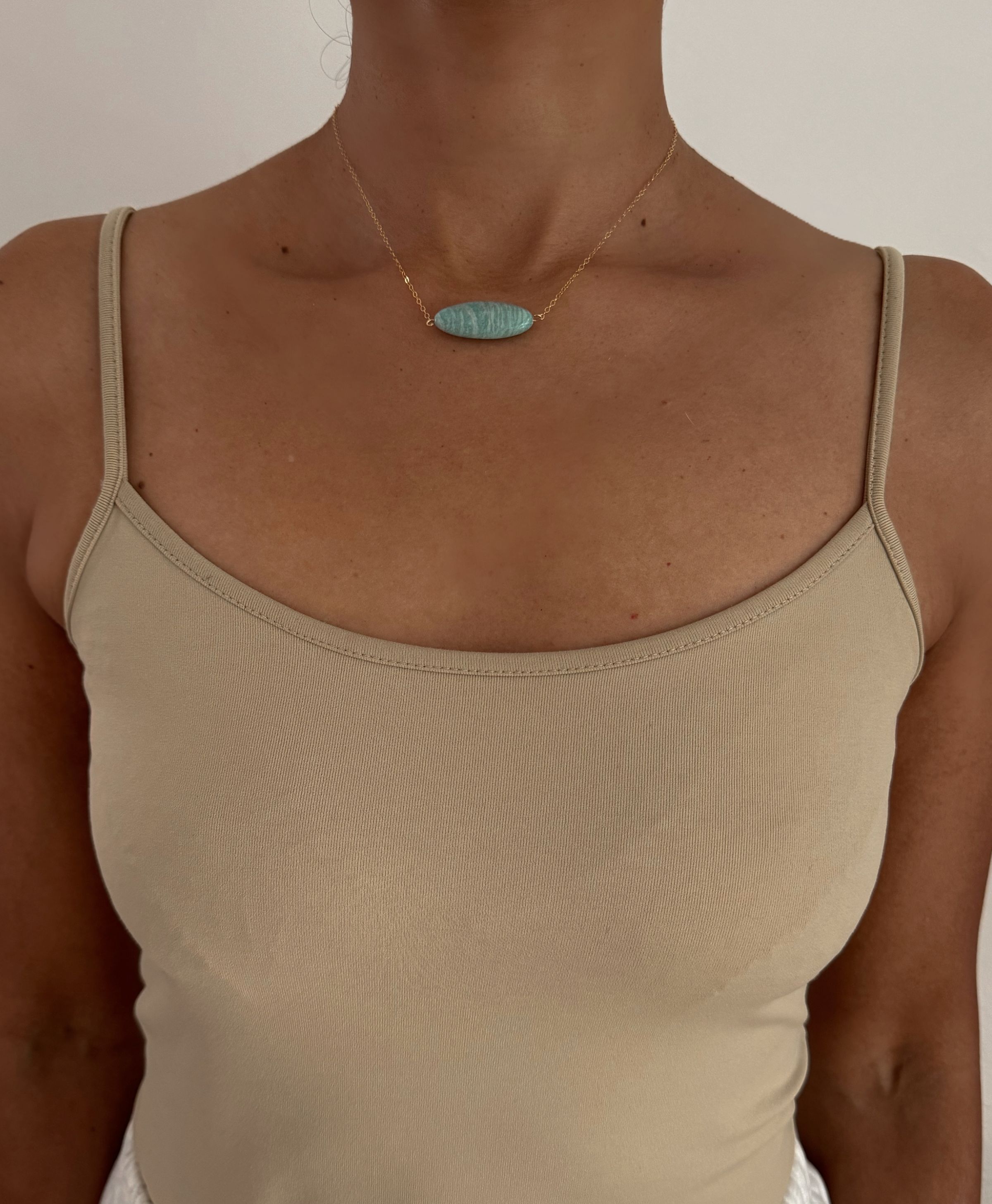 Amazona Amazonite Pendant Necklace